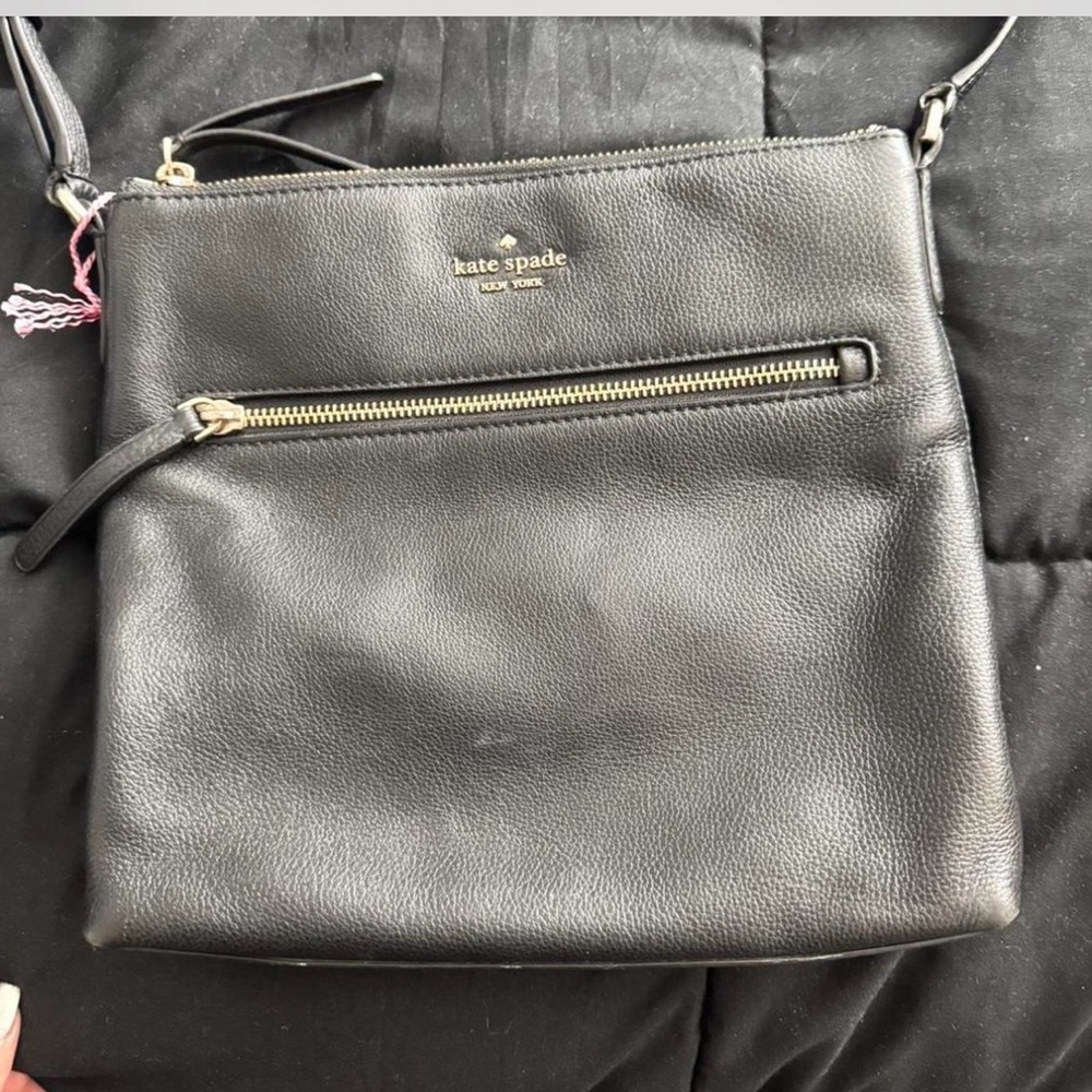 Kate Spade Black Leather Crossbody Bag